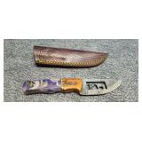 4' Blade Knife with Belt Sheath