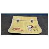 Vintage 1965 Snoopy and Friends Carry Along Bag