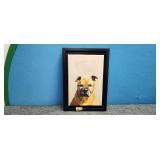 14.5'ï¿½10' Framed Dog Art