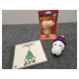 Vintage Snoopy Soap & CD Case (No Disc)