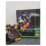 DC Sidewalk Decals & Movie Poster Puzzle