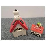 Vintage Snoopy Bank & Toy