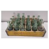 Vintage Dr. Pepper Crate & Coke Bottles