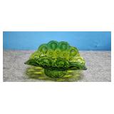 LE Smith Moon & Stars Emerald Green Fruit Bowl