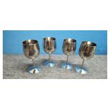 4) Metal Goblets