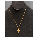 Steiff Teddy Bear Pendant Necklace