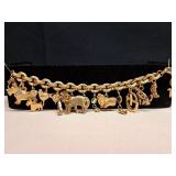 KJL Dogs Charm Bracelet