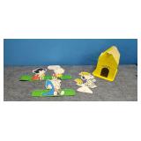 Vintage Peanuts Cardboard Cut Out