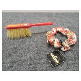 Vintage Hair Brush & Hair Scrunchie