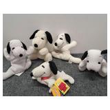 Vintage Snoopy Plush Dolls & Bean Bag