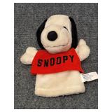 Vintage Snoopy Plush Hand Puppet