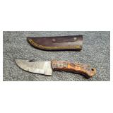 4' Blade Knife with Belt Sheath