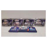 Seven 1:64-Scale Die-cast Nascars & Dragsters