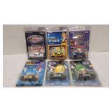 Six 1:64-Scale Die-cast Nascars