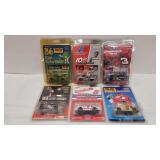 Six 1:64-Scale Die-cast Nascars