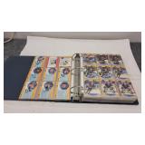 Book of 1990 Hocky & Football Cards