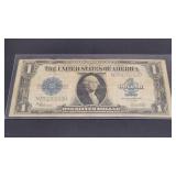 1923 Silver Certificate One Dollar Blue Seal