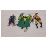 Wolverine & Dragon Ball Z Action Figures
