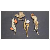 4) Sarah Coventry Brooches
