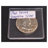 1961 Proof Silver Franklin Half Dollar