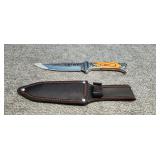 1)  5.5' Belt Knife w/ Sheath