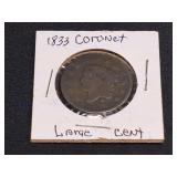 1833 Coronet Large Cent