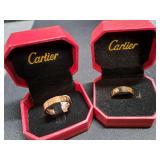 2) Faux Cartier Rings  NO REFUNDS