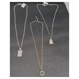3) Faux Fashion Necklaces NO REFUNDS