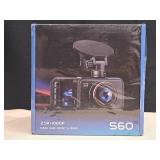 NIB Dash Cam Front & Rear S60
