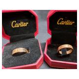 2) Faux Cartier Rings  NO REFUNDS
