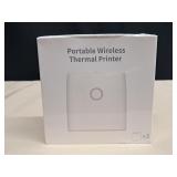 Portable Wireless Thermal Printer NIB