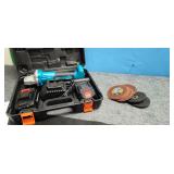Cordless Grinder with Charger & 2) Battery Pack