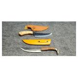2) Knives with Belt Sheath