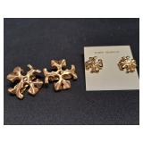 2) Pair Faux Fashion Earrings  NO REFUNDS
