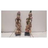 2 Old Wayang Golek Rod Puppets