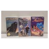 1 Disney & 2 WB VHS Tapes