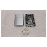 1) Zippo & 1) Butane Lighters