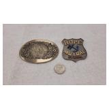 2) Vintage Belt Buckles