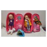2 My Life Dolls,  Cases & Assessories