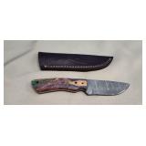 4' blade knife with Belt Sheath