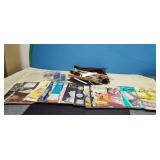 Small Collection of Knitting Needles and Magazines
