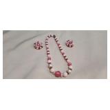 Clip-on Earrings and Matching Necklace