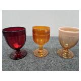 Various Vintage Goblets
