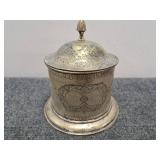 Silver Plate Biscuit Jar