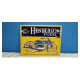 Henderson Porcelain Sign 14' ï¿½ 11'