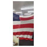 Knitted American flag 90'ï¿½ 83'