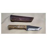 4' Blade knife with Belt Sheath