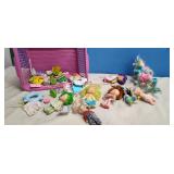 Small Collection of Small Dolls and Other Items