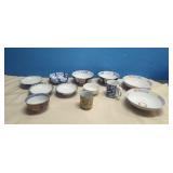 Assorted dishes Bowls