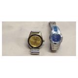 Two Vintage Watches Croncl & Timex
